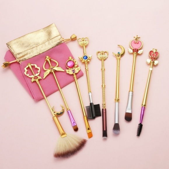 Sailor Moon Other - 🌈HP🌈 Sailor Moon Makeup Brushes & Pouch